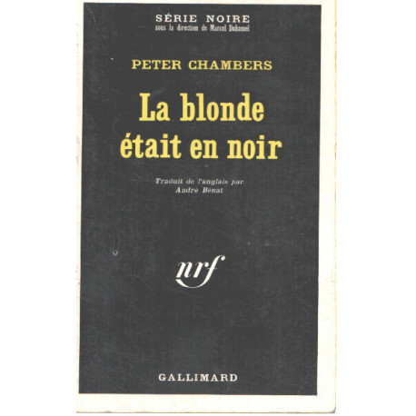 La blonde était en noir