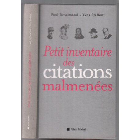Petit inventaire des citations malmenées