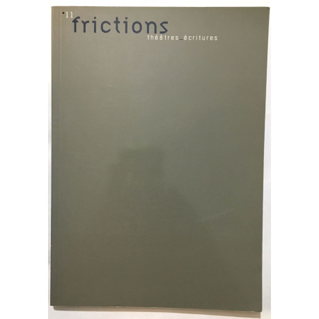 Revue frictions n° 11