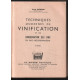 Techniques modernes de vinification