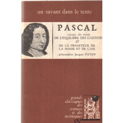 Pascal extraits des traités de l équilibre des liqueurs&de la...
