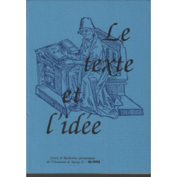 Le texte et l'idée n° 10