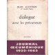 Dialogue Avec Les Précurseurs : Journal Oecuménique 1922-1962