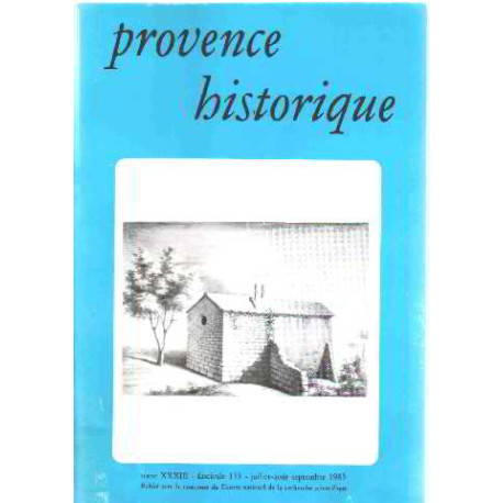 Provence historique n° 133