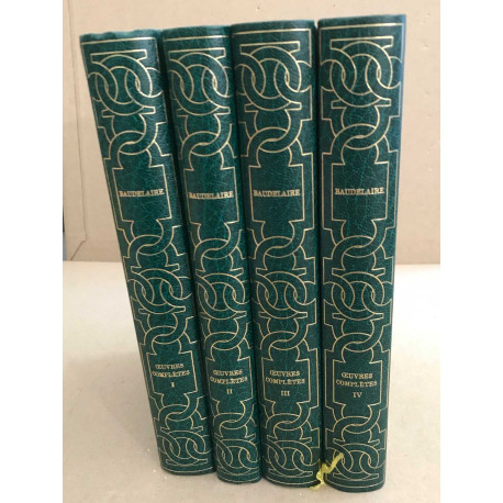 Oeuvres completes / 4 tomes / fronstispice de Nadar