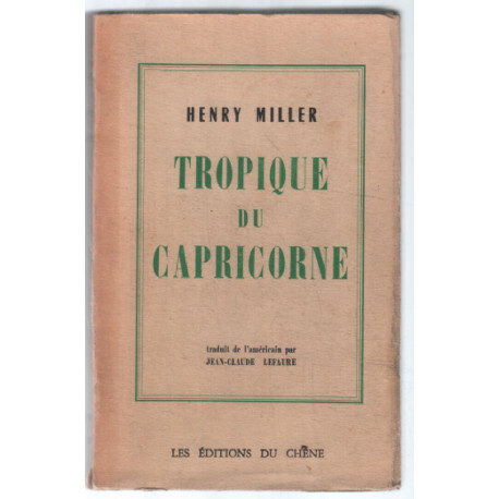 Tropique du capricorne