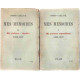 Mes memoires / tome 1+2