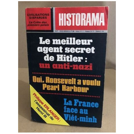 Historama n° 292 / le meilleur agent secret de Hitler : un anti-nazi