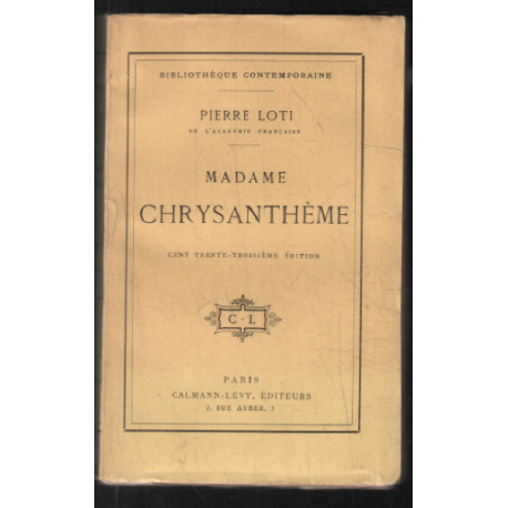 Madame chrysanthème