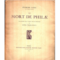 La mort de Philae / illustré de vingt eaux-fortes de Geo Colucci
