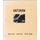 Oeuvre gravé 1970-1980