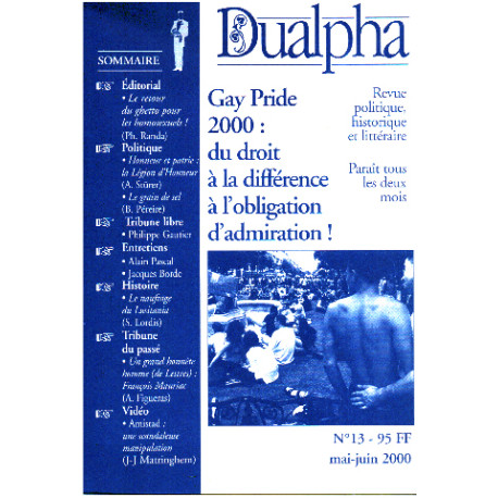 Revue politique historique et litteraire -dualpha n° 13 / gay...