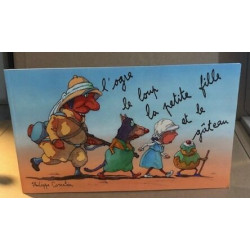L'ogre le loup la petite fille et le gateau