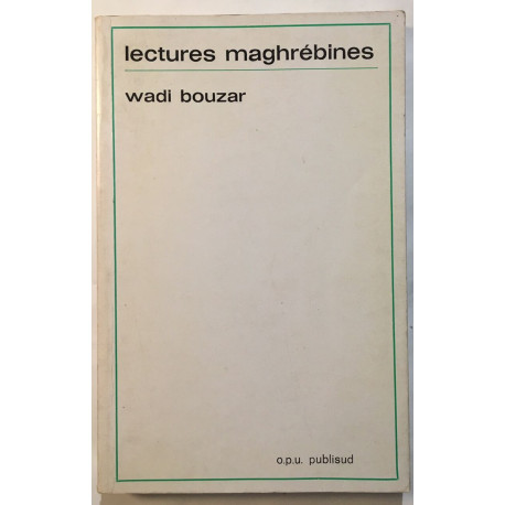 Lectures Maghrébines