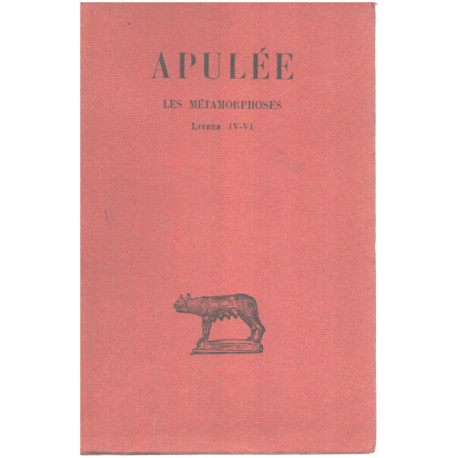 Les métamorphoses/ livres IV -VI