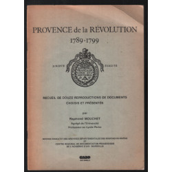 Provence de la révolution 1789-1799 : recueil de 12 reproductions...
