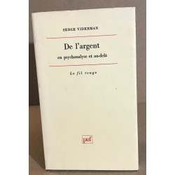 De l'argent en psychanalyse et au-delà