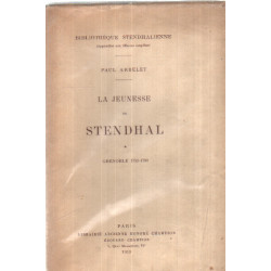 La jeunesse de stendhal
