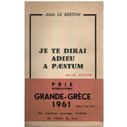 Je te dirai adieu a paestrum / EO