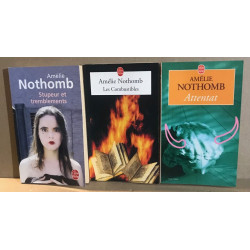 Stupeur et tremblements + les combustibles + attentat / lot de 3...