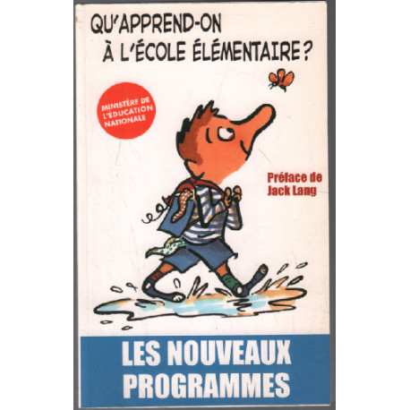 Qu'apprend-on à l'école élémentaire