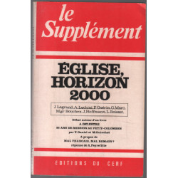Eglise horizon 2000 / le supplément n° 124