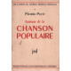 Autour de la chanson populaire