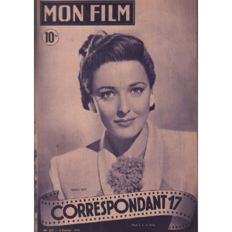 Correspondant 17 / revue mon film n° 129 laraine day
