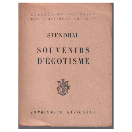 Souvenirs d'égotisme