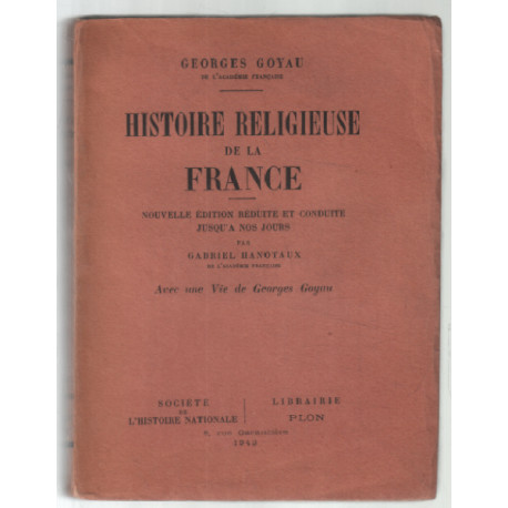 Histoire religieuse de la france
