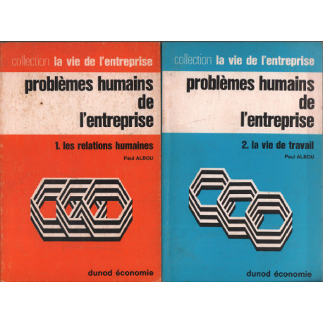 Problèmes humains de l'entreprise / complet en 2 tomes
