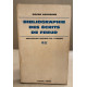 Bibliographie des écrits de Freud