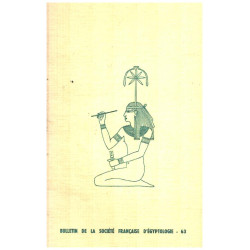 Bulletin de la societe française d'egyptologie n° 63