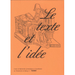 Le texte et l'idée n° 14 et 15