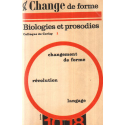 Biologies et prosodies colloque de cerisy 1
