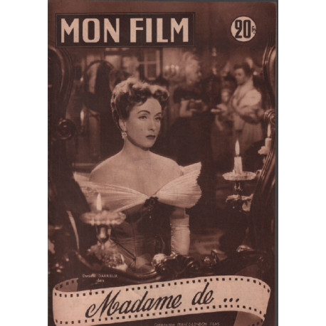 Madame ... / Revue mon film n° 386 ( darrieux danielle )