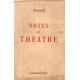 Notes de théatre