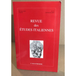 Revue des études italiennes / tome 56