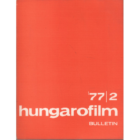 Hungarofilm / bulletin n° 1977 - 1977