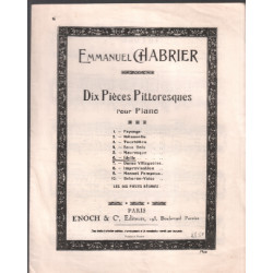 Idylle pour piano / dix pièces pittoresques n° 6