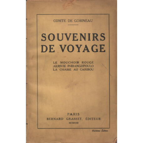 Souvenirs de voyage / le mouchoir rouge-akrivie phrangopoulo -la...