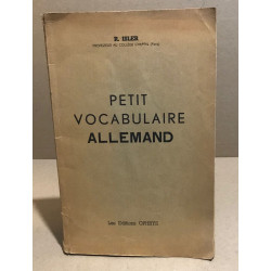 Petit vocabulaire allemand