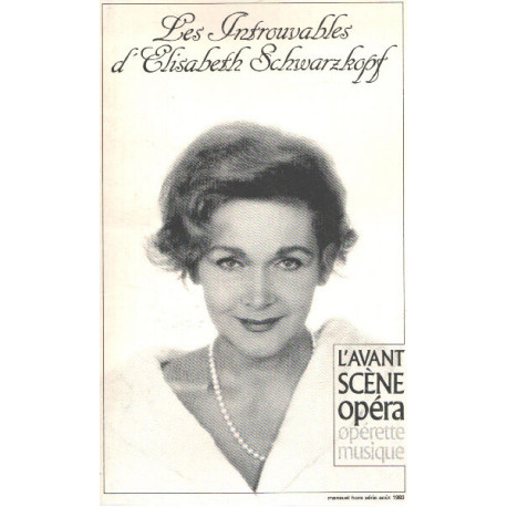 Les introuvables d'elisabeth Schwarzkopf