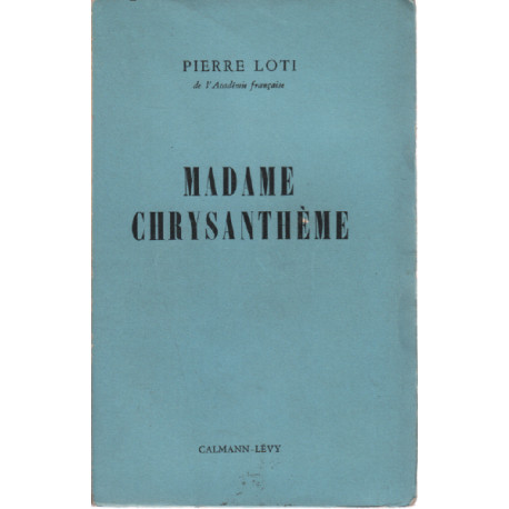 Madame chrysanthème