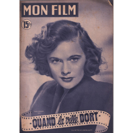 Quand la ville dort / Revue mon film n° 245 / jeane hagen