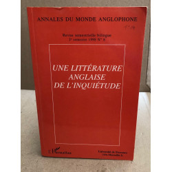 Une littérature anglaise de l'inquiétude