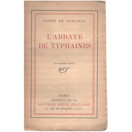 L'abbaye de typhaines