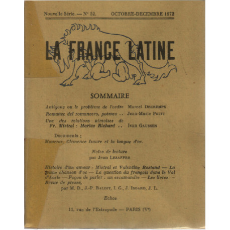 La france latine n° 52