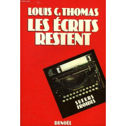 Les écrits restent