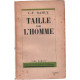 Taille de l'homme